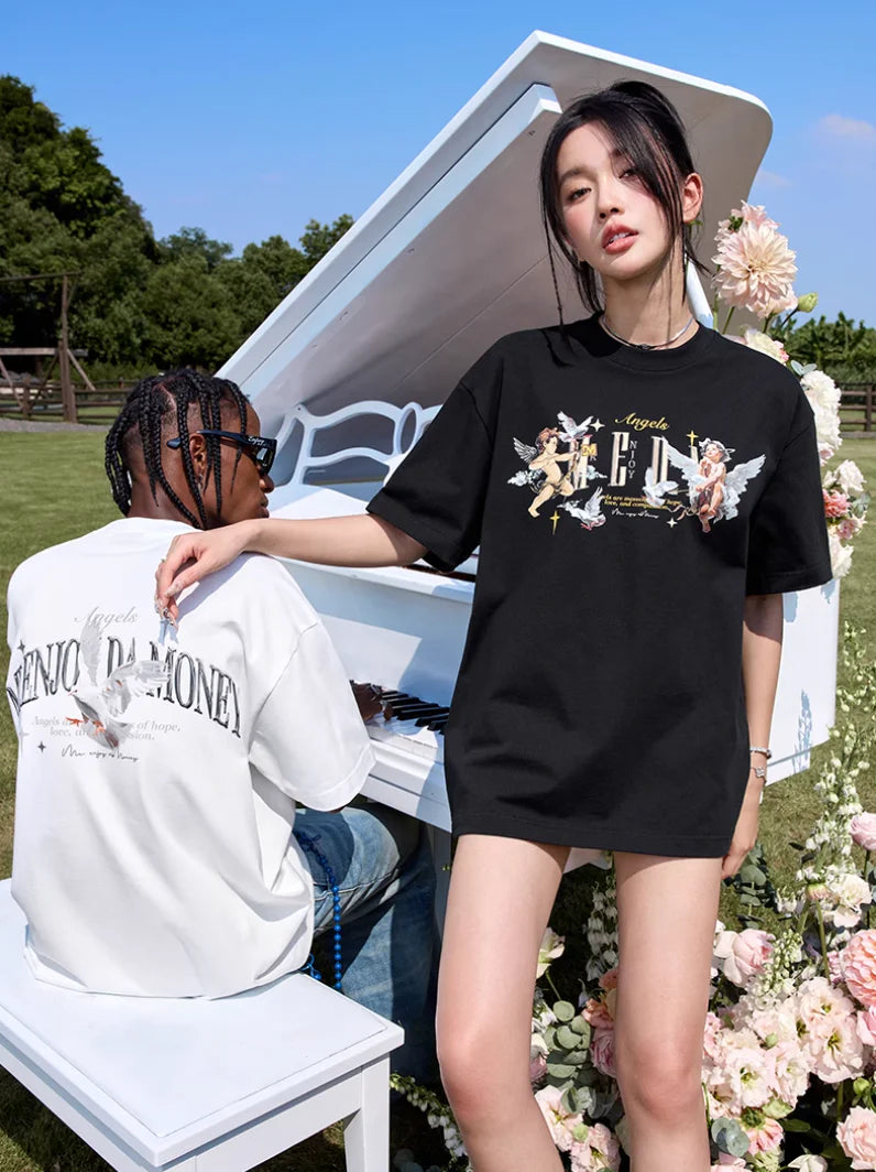 MEDM Angel Peace Dove Print Tee