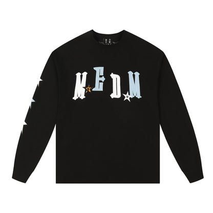 MEDM Star Embroidery Long Sleeved Tee