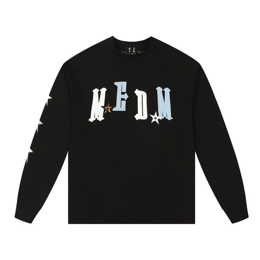 MEDM Star Embroidery Long Sleeved Tee