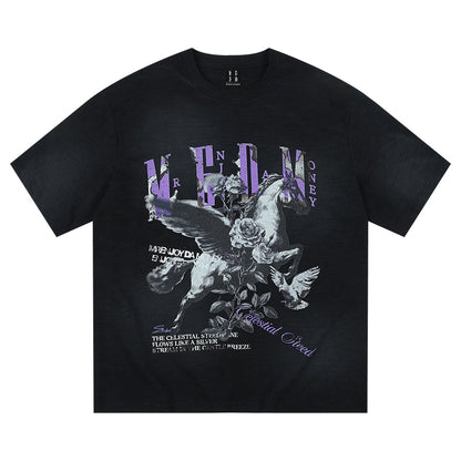MEDM Pegasus Print Washed Tee