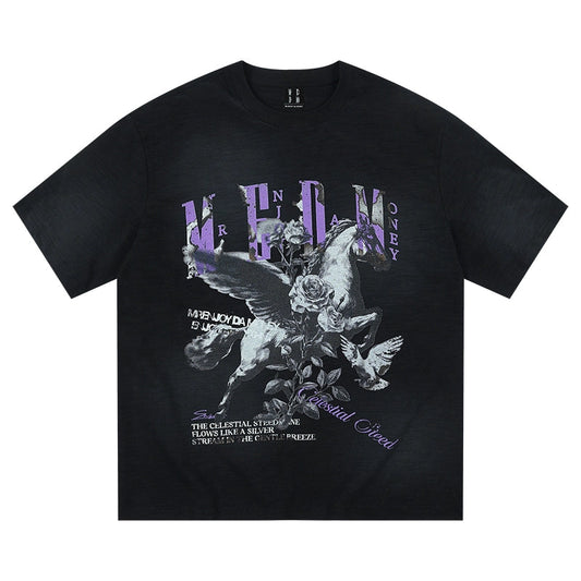 MEDM Pegasus Print Washed Tee