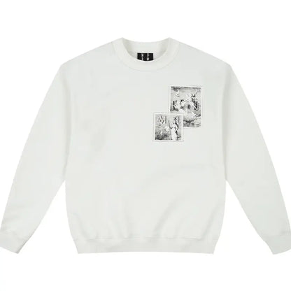 MEDM Angel Print Patch Sweatshirt