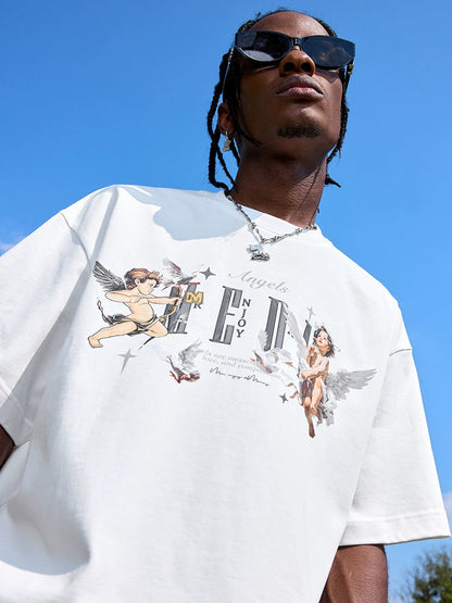 MEDM Angel Peace Dove Print Tee