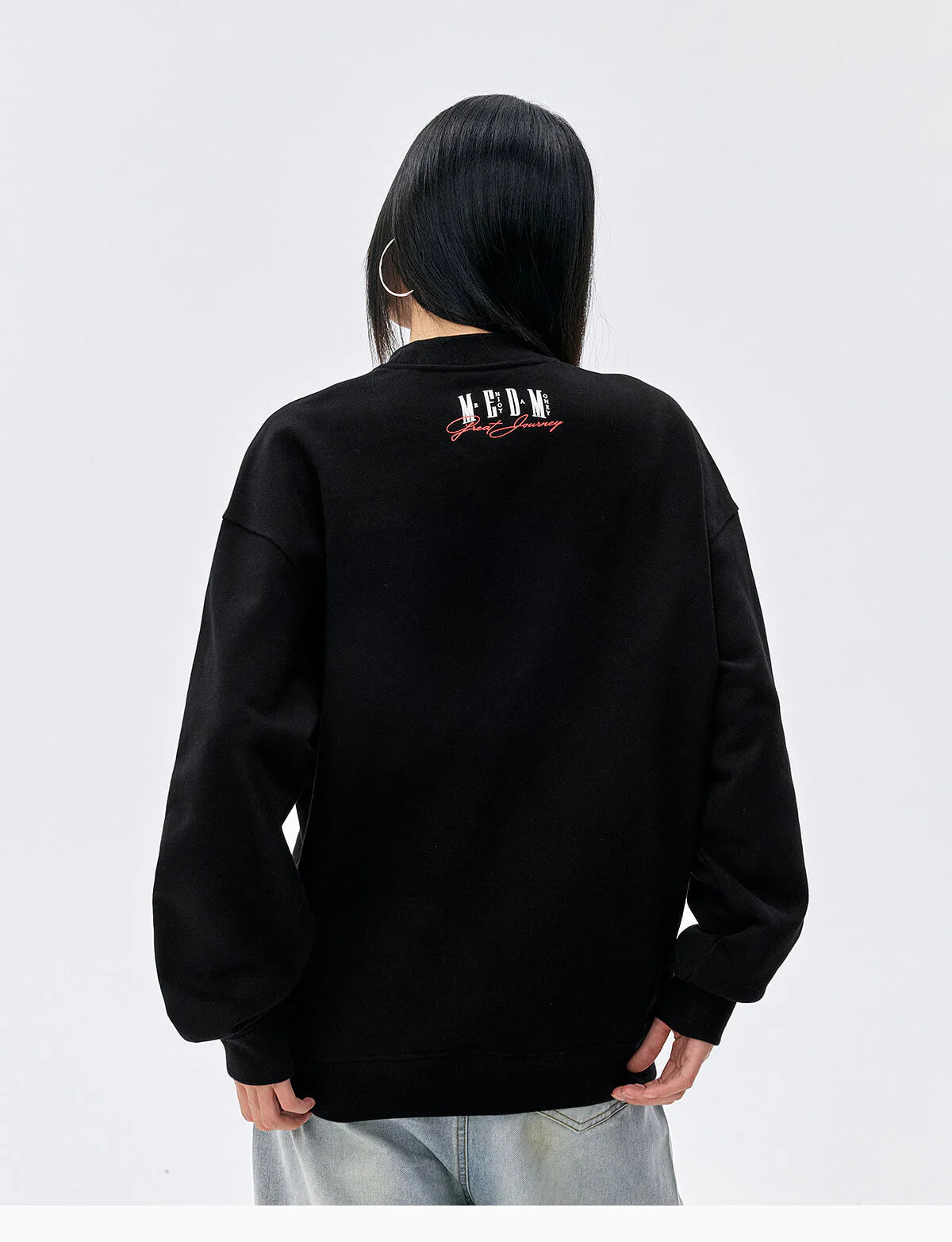 MEDM Big Logo Print Sweatshirt