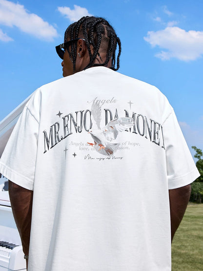 MEDM Angel Peace Dove Print Tee