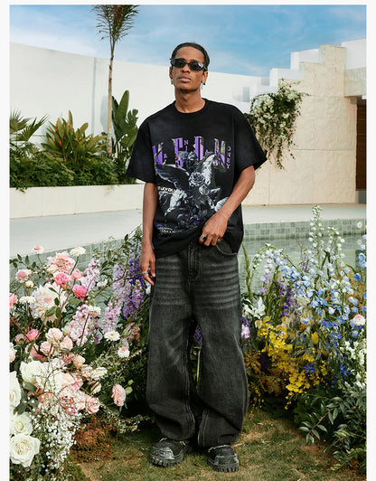 MEDM Pegasus Print Washed Tee